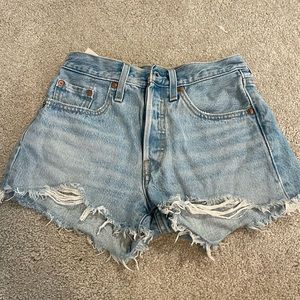 Levi’s 501 Jean shorts , 24